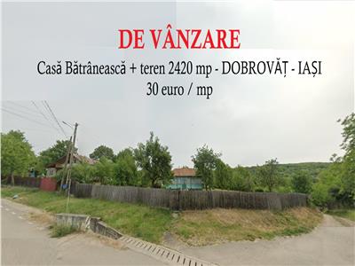 Teren 2420 mp - Dobrovat - Iasi